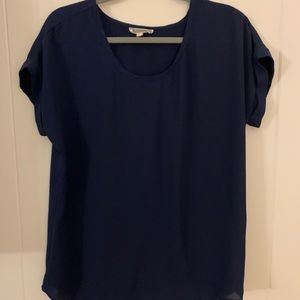 Navy blue blouse